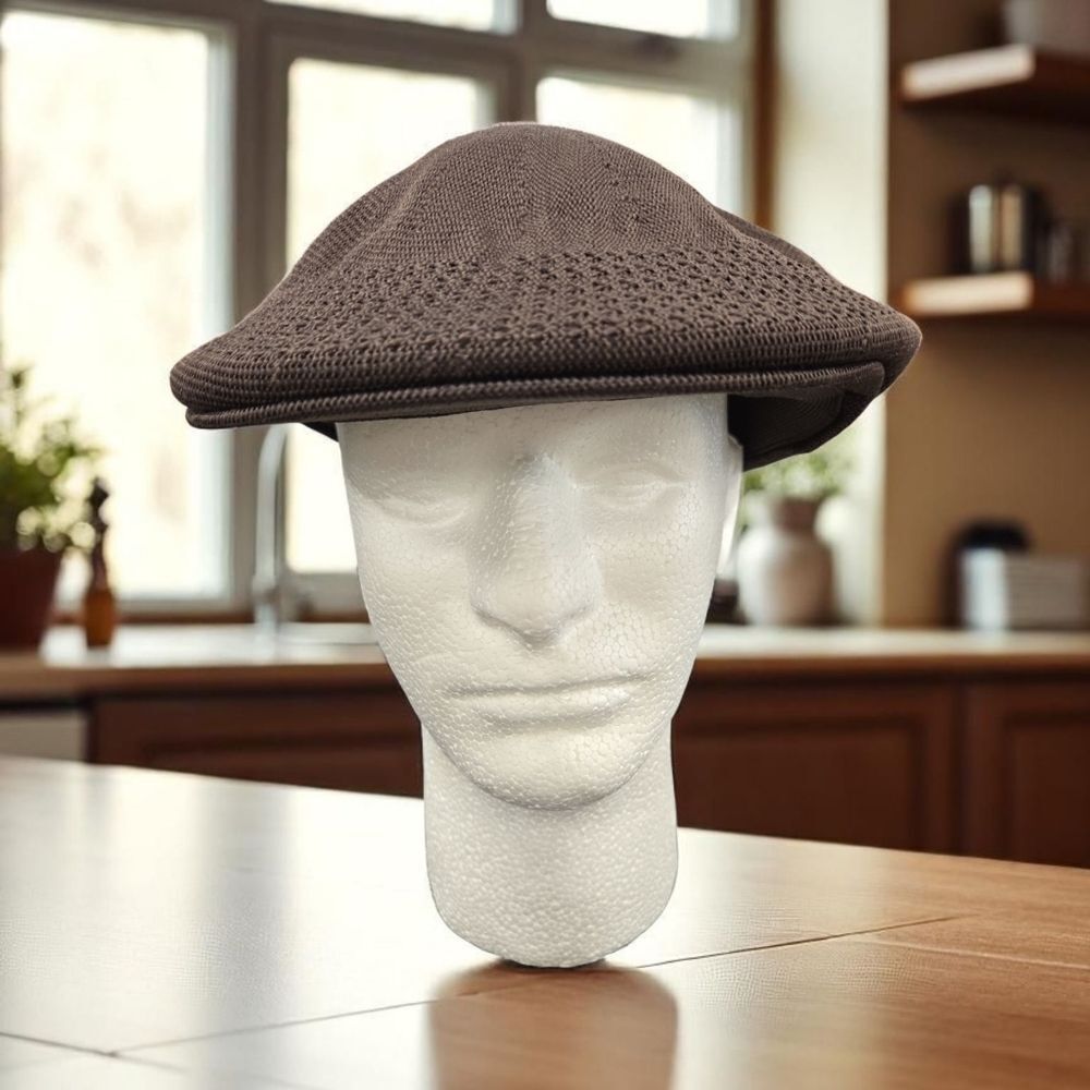 ST. PATRICK MEN'S DARK BROWN VENTED MESH IVY CASUAL COLLECTION.